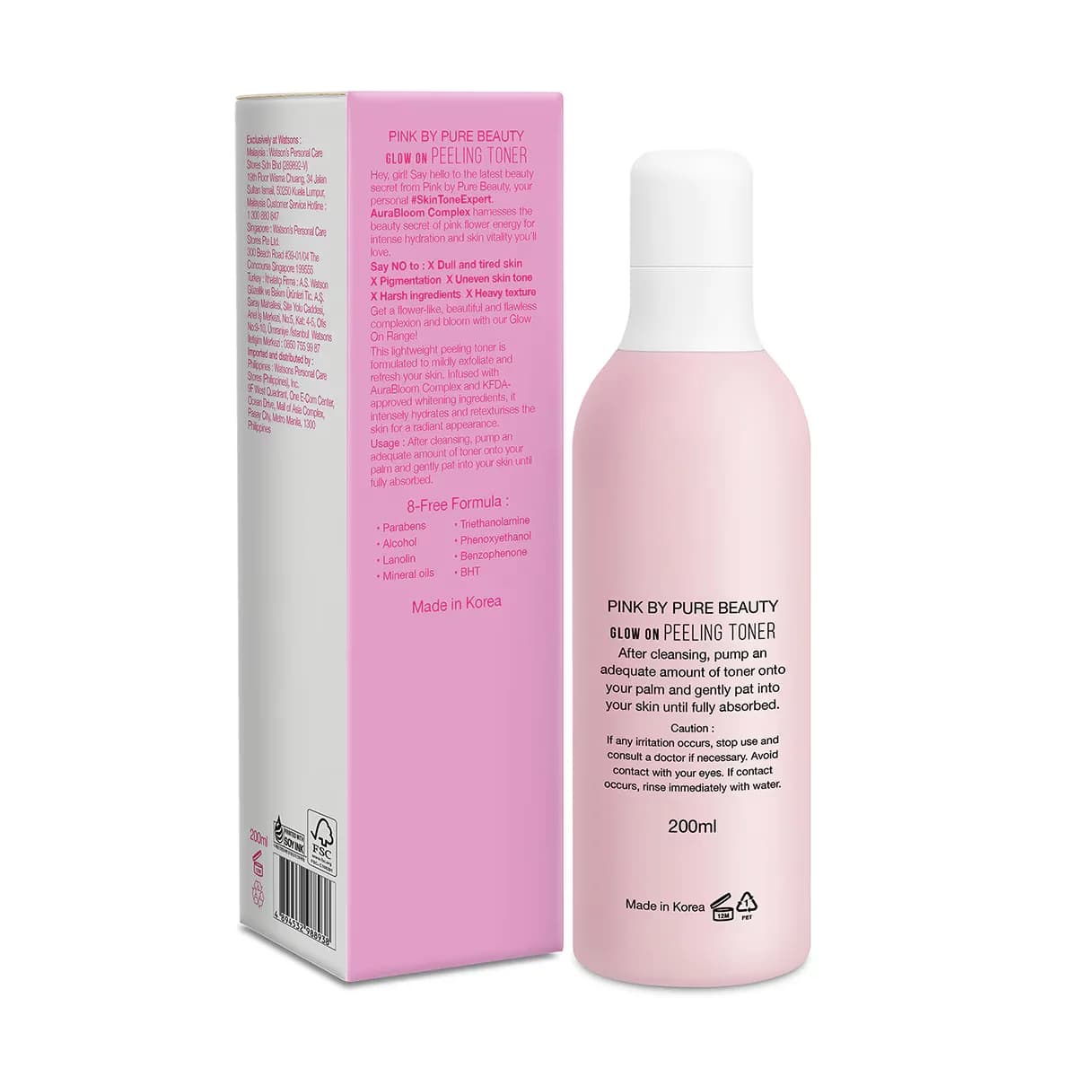 Pure Beauty Glow On Peeling Tonic 200 ml