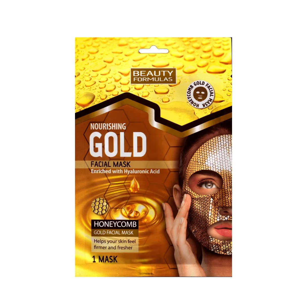 Beauty Formulas Gold Honeycomb Mask 1 pcs