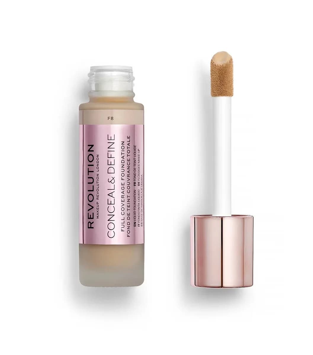 Revolution Conceal & Define Foundation F8