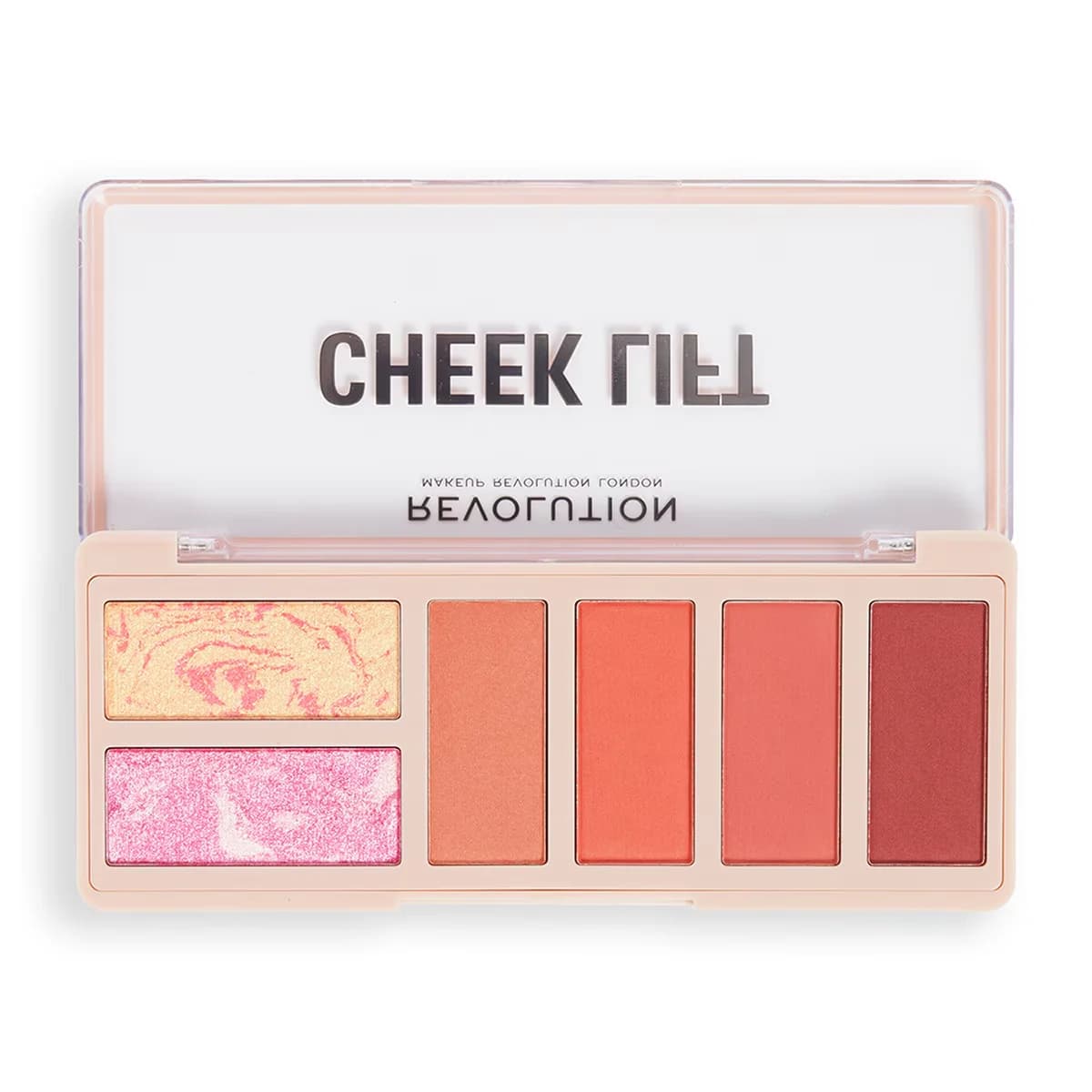 Revolution Cheek Lift Blush Palette Coral Dreaming