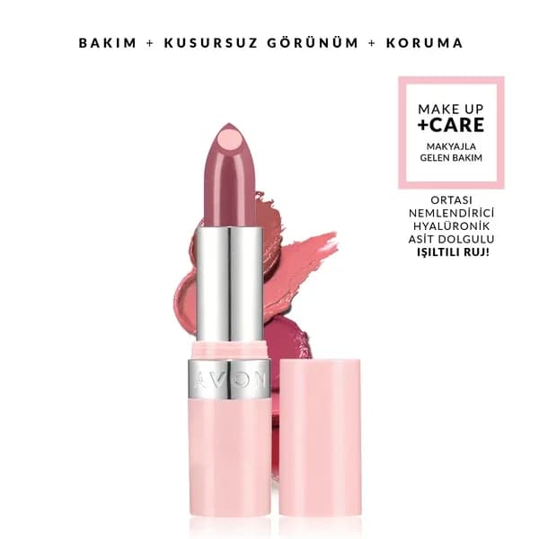 Avon Hydramatic Shimmer Lipstick Rose Quartz