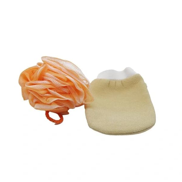 Korean Body Exfoliating Loofah with Bath Sponge