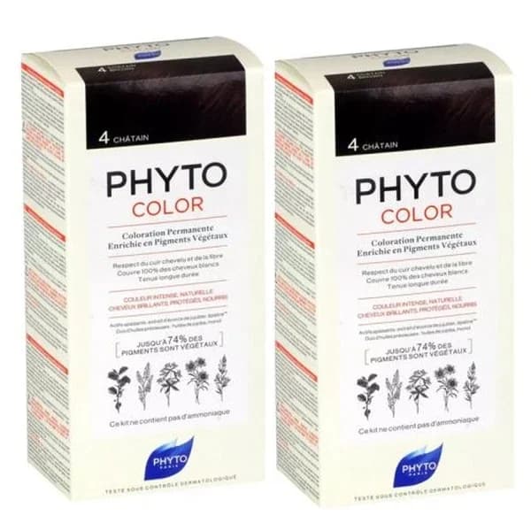 Phyto Phytocolor Herbal Hair Color 4 chestnut - 2 nd 40% Off