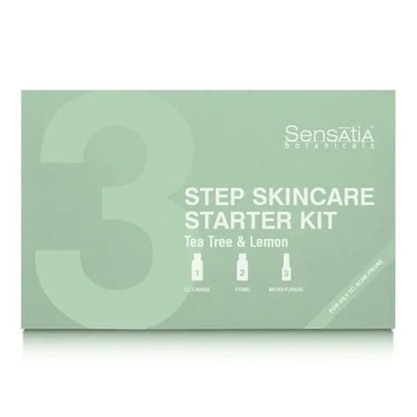 Sensatia Botanicals Tea Tree & Lemon 3-Step Skin Care Set
