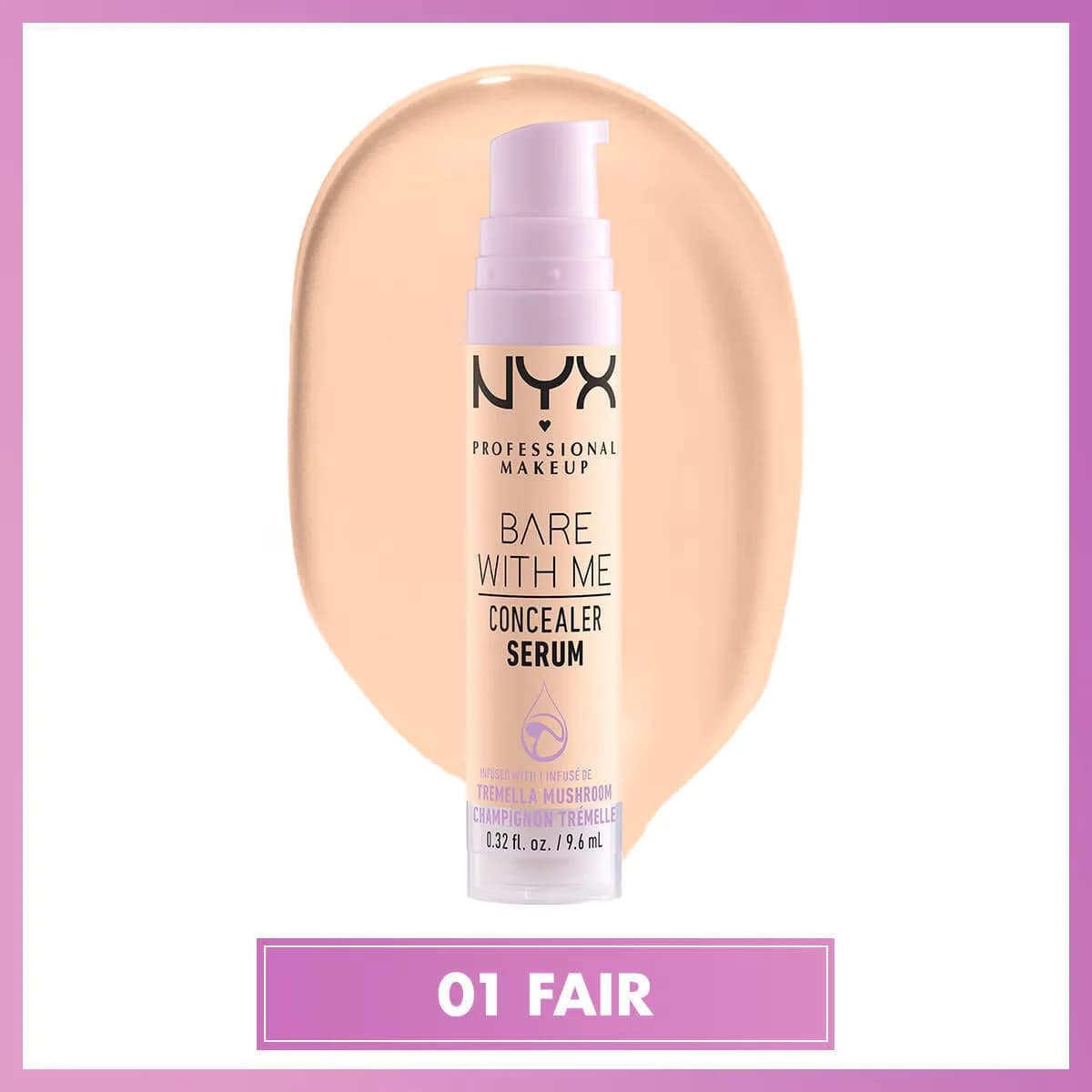 Nyx Professional Makeup Bare With Me Concealer Serum 01 fair