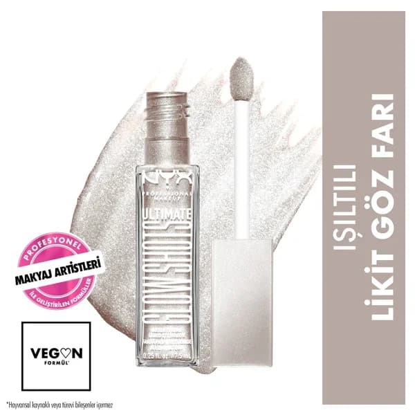 Nyx Ultimate Glow Shots Liquid Eyeshadow - 03 Come Thru Coconut