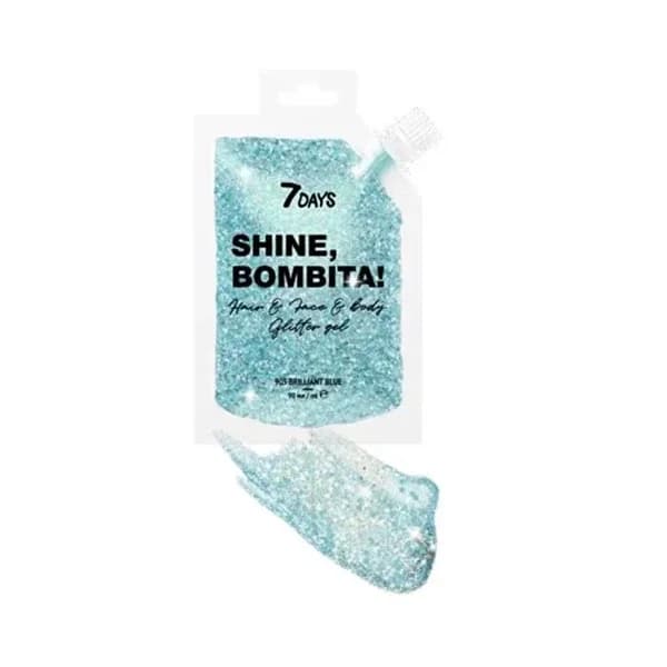 7Days Shine Bombita Glitter 905 Brilliant Blue 90 ml