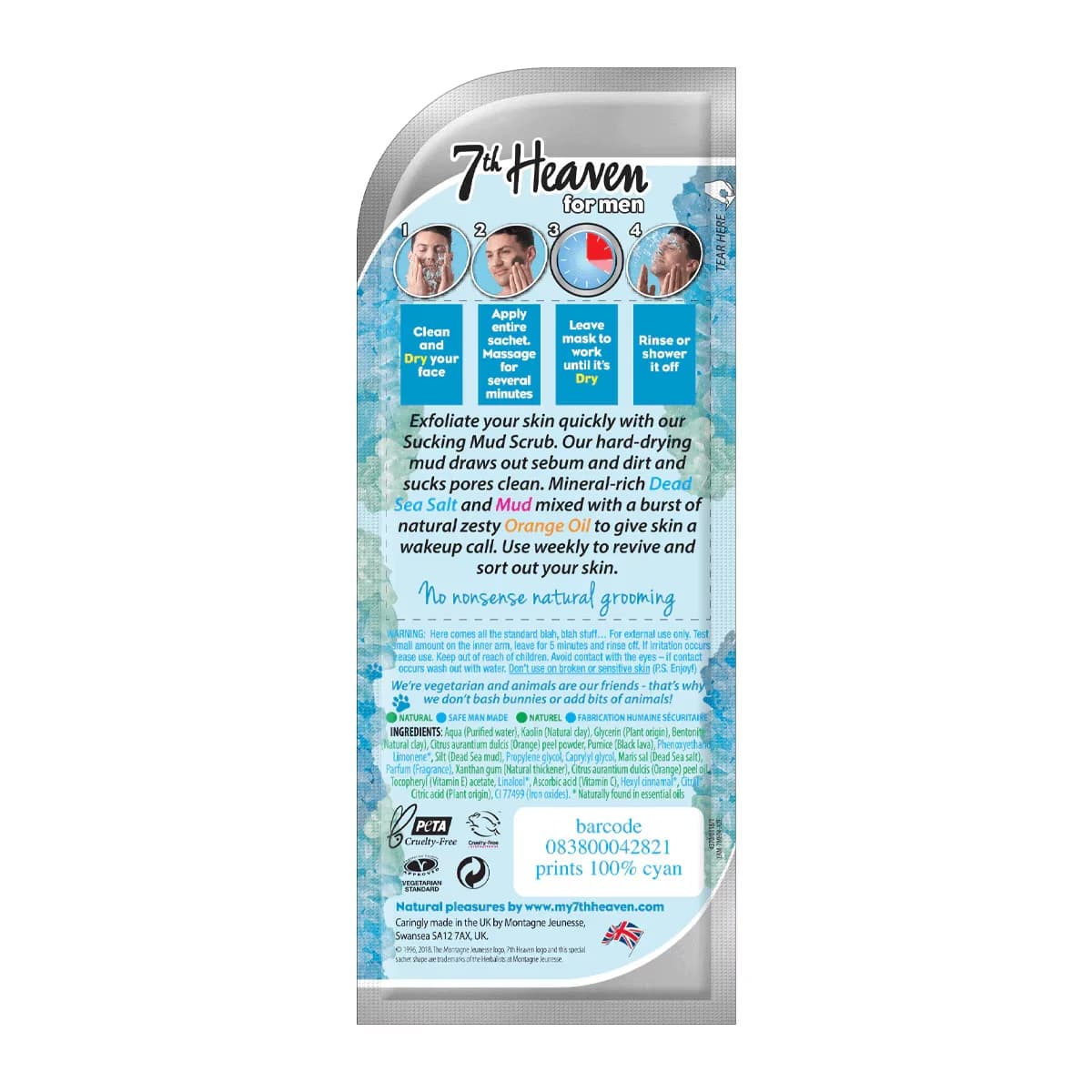 M.jeunesse Men Dead Sea Rescue Men's Face Mask 25 gr