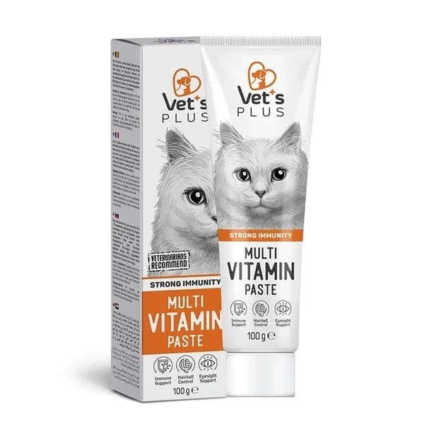Vet's Plus Multi-vitamin Taurine Malt Cat Paste 100 gr