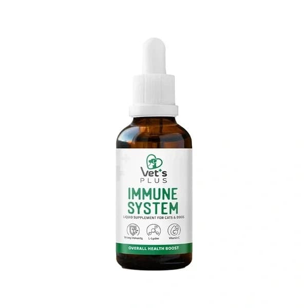 Vet's Plus Immune System Immune Booster Drops For Cats And Dogs 50 ml