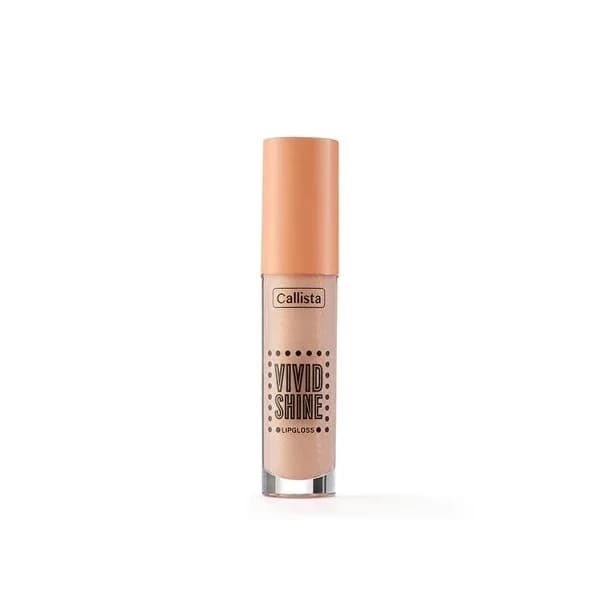 Callista Vivid Shine Lipgloss Moisturizing Lip Gloss 106 Vanilla Goddess Nude 1 pcs