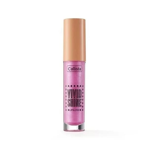Callista Vivid Shine Lipgloss Moisturizing Lip Gloss 108 Pink Utopia Pink 1 pcs