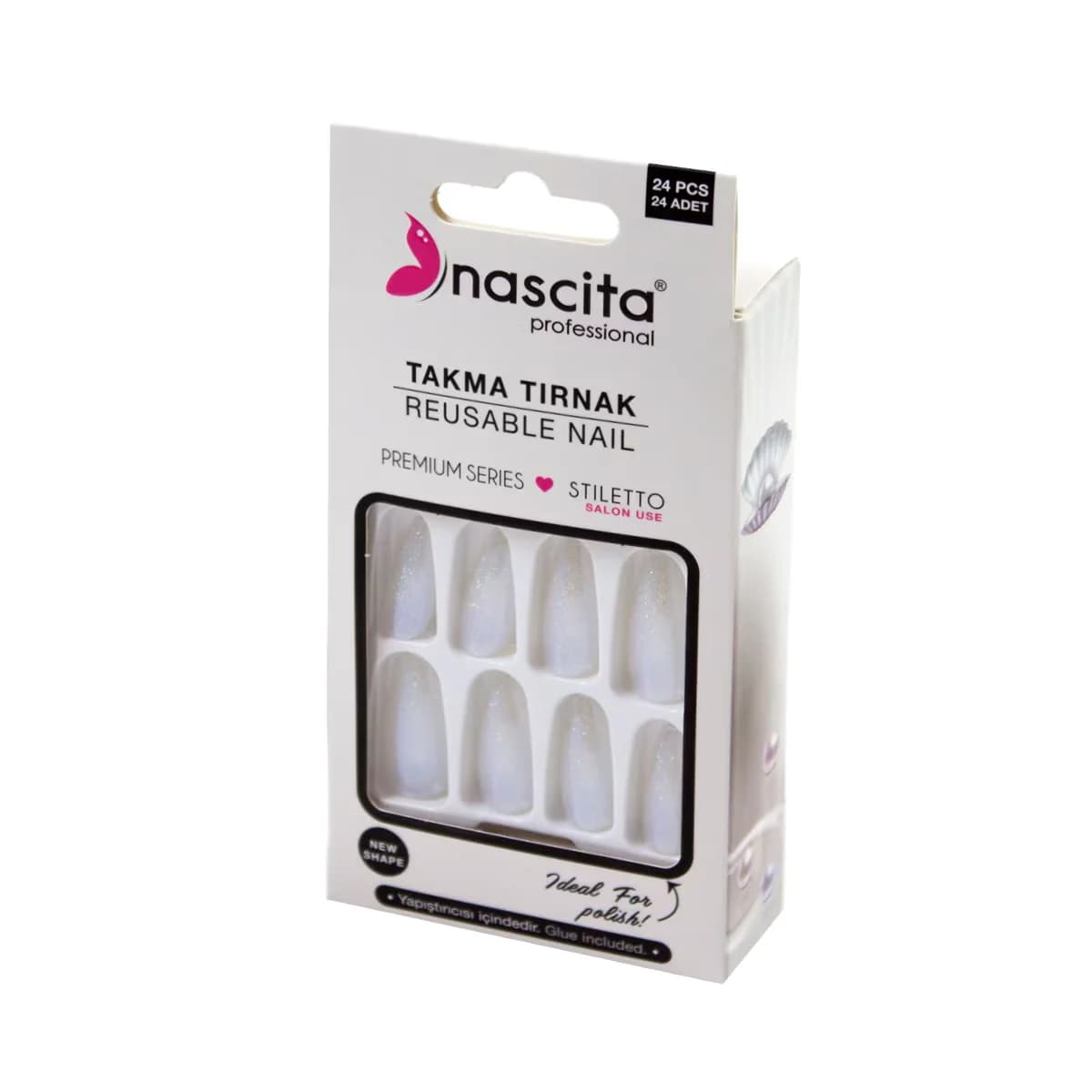 Nascita False Nails Pearl 24 pcs