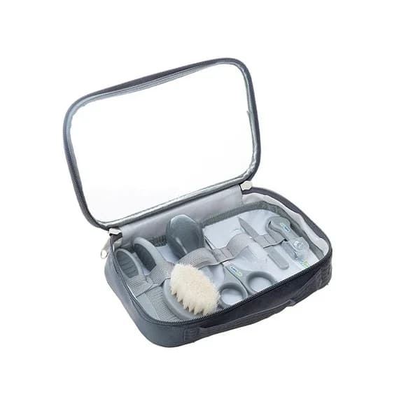 Babyjem 7-Piece Baby Care Set - Gray, Safe & Portable Essentials