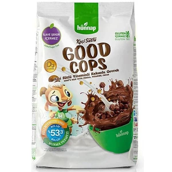 Hünnap Good Cops Goat Milk Vitamin Cocoa Cereal 300 g