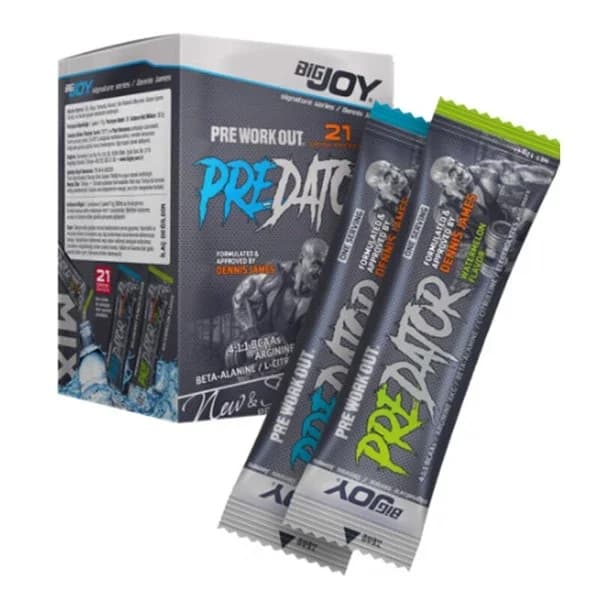 Bigjoy Sports Pre Workout Predator Go 17 g X 21 pcs