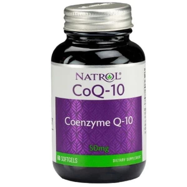 Natrol Coenzyme Q10 food Supplement 60 soft Capsules