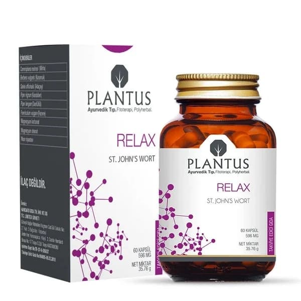 Plantus Relax St. Johns Wort 596 mg 60 capsules