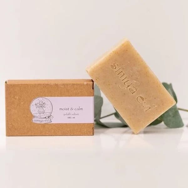 Simya Evi Moist & Calm Oat Soap - 110g Natural Hydration