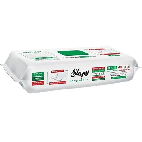 Sleepy 50-Pack Floor Cleaning Mop Towels - 4X Large, Disposable