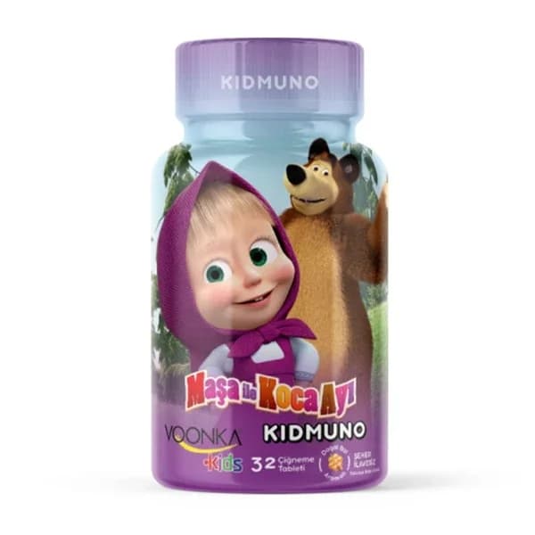 Voonka Kids Masha And The Bear Kidmuno Supplementary Food 32 tablets