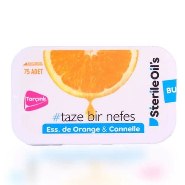 Sterile Oils Orange & Cinnamon Breath Freshener 75 pcs