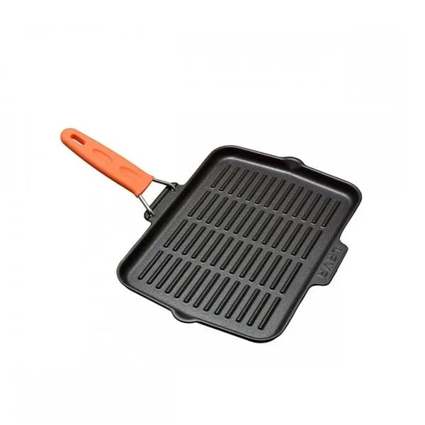 Lava Black Matt Rectangular Grill Pan 21 x 30 cm