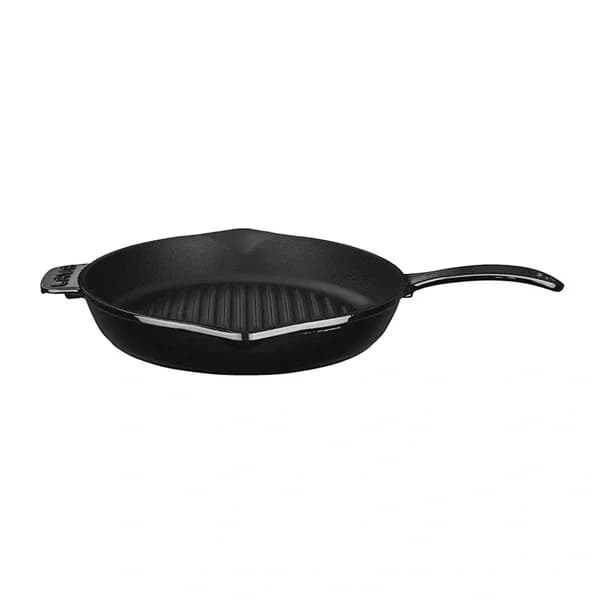 Lava Black Round Grill Pan 28 cm
