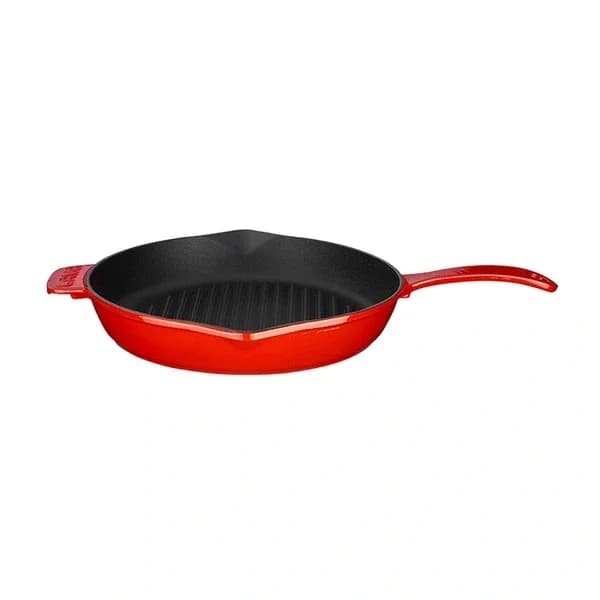 Lava Red Round Grill Pan 28 cm