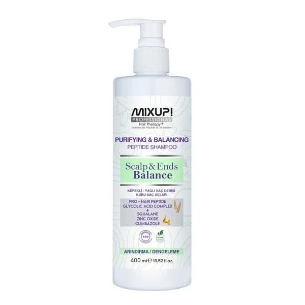 Mixup Purifying And Balancing Peptide Shampoo Scalp And Ends Balance 400 ml