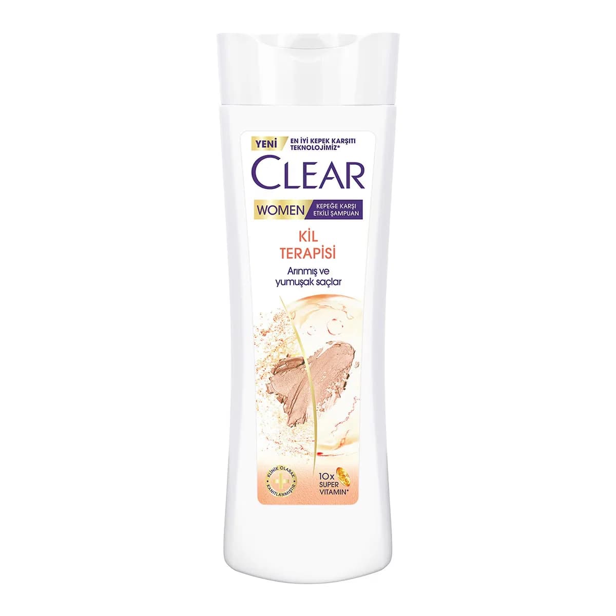 Clear Women Anti-dandruff Shampoo Clay Therapy 350 ml