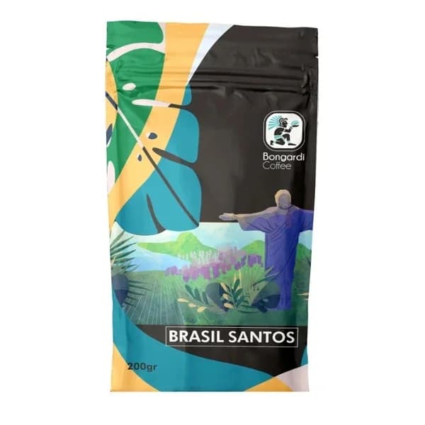 Bongardi Brazilian Santos Coffee Beans 200g - Smooth Aroma