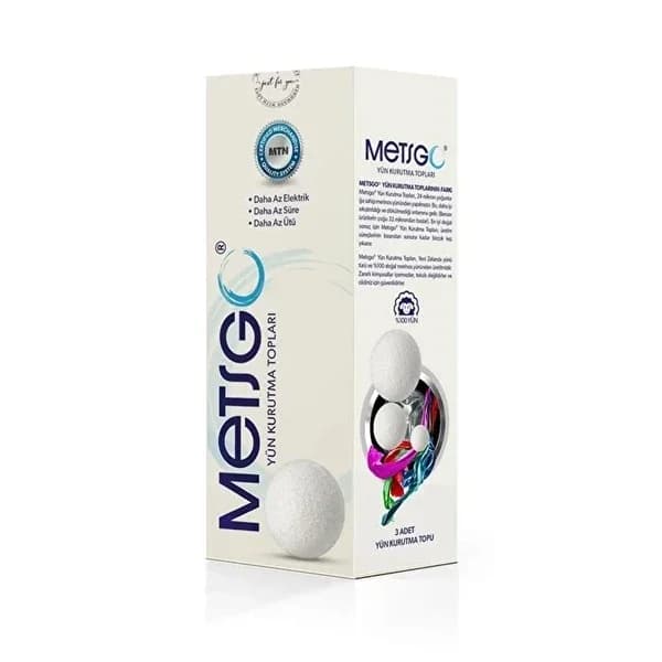 Metsgo Wool Dryer Ball 3 pcs