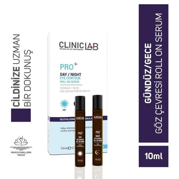 Day and Night Eye Serum for Wrinkles and Lines with SPF 30 Sun Protection by Clinic Lab 20 ml