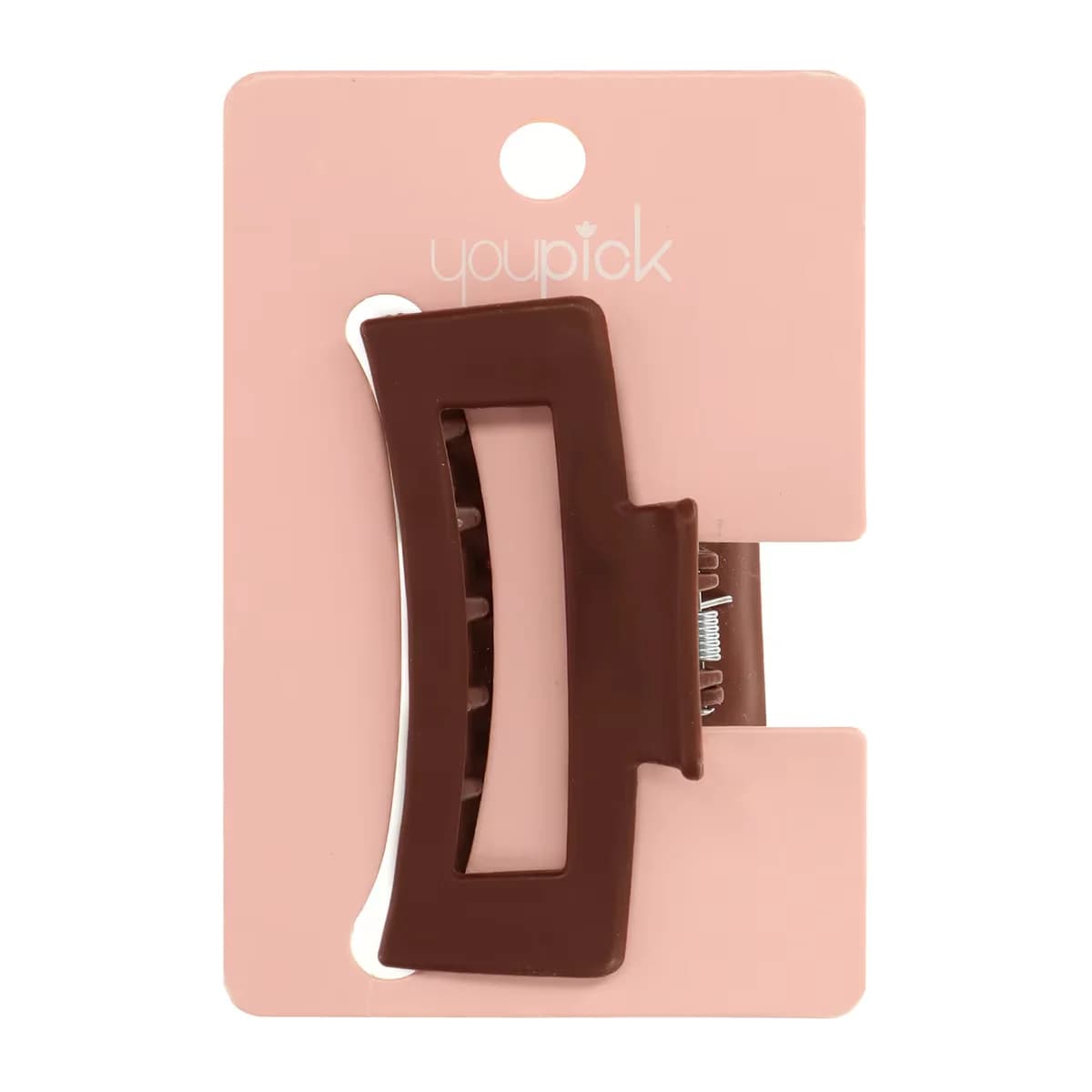 Youpick Latch Buckle Rectangle Brown