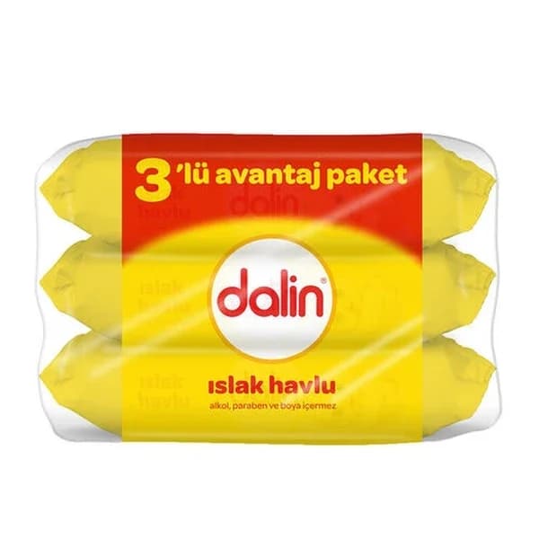 Dalin Wet Cotton Towel 3-pcs Advantage Pack