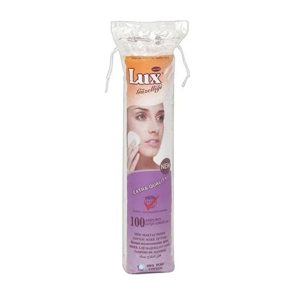 Lux Cotton Make-up Pad Disk Waterjet 100 pcs