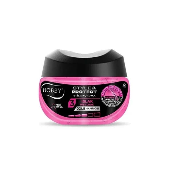 Hobby Wet Gel Style &amp; Protect, 24 Hour Effective 250 ml