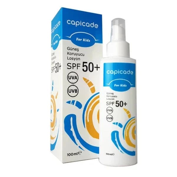 Capicade SPF50+ Kids Sunscreen Lotion 100ml - Safe & Gentle