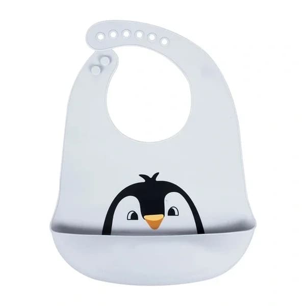 Sevi Bebe Silicone Bib - Gray
