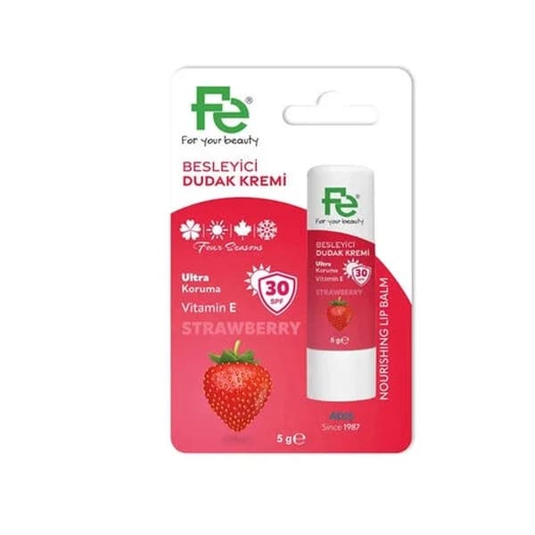 Fe Nourishing Lip Balm Spf30 strawberry 5 gr