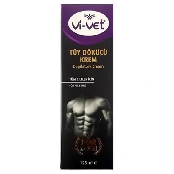 Vi-vet Depilatory For Men Cream 125 ml