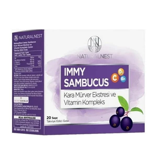 Naturalnest Immy Sambucus Supplementary Food 20 sachets