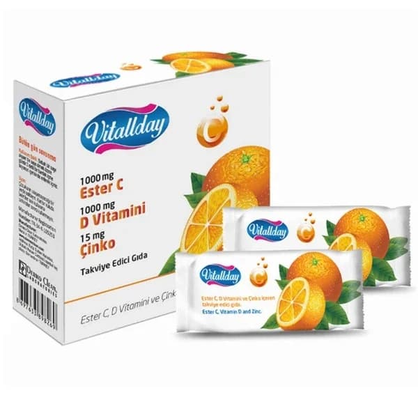 Vitallday Ester C 1000 mg 15 sachets