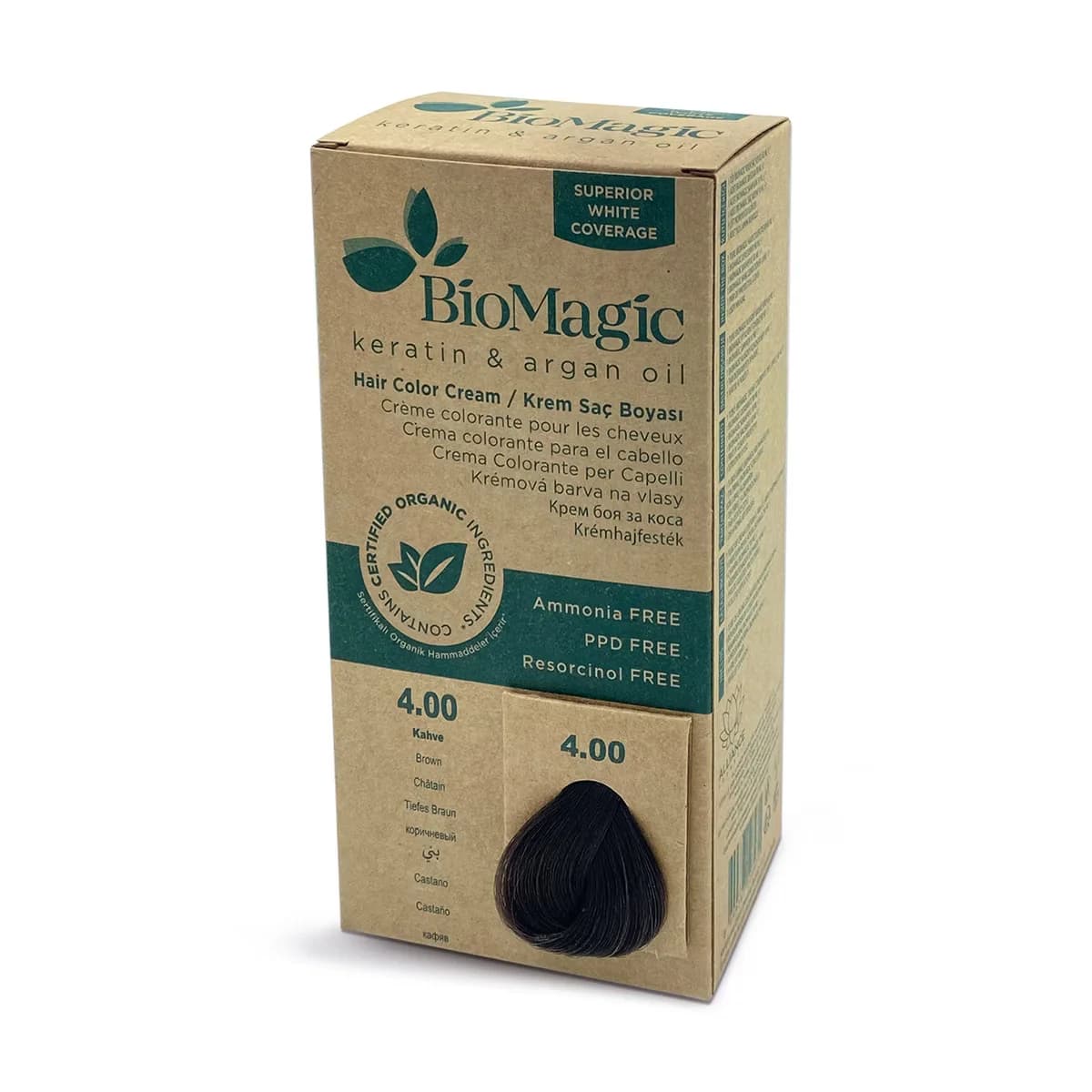 Biomagic Hair Color Brown No: 4.00