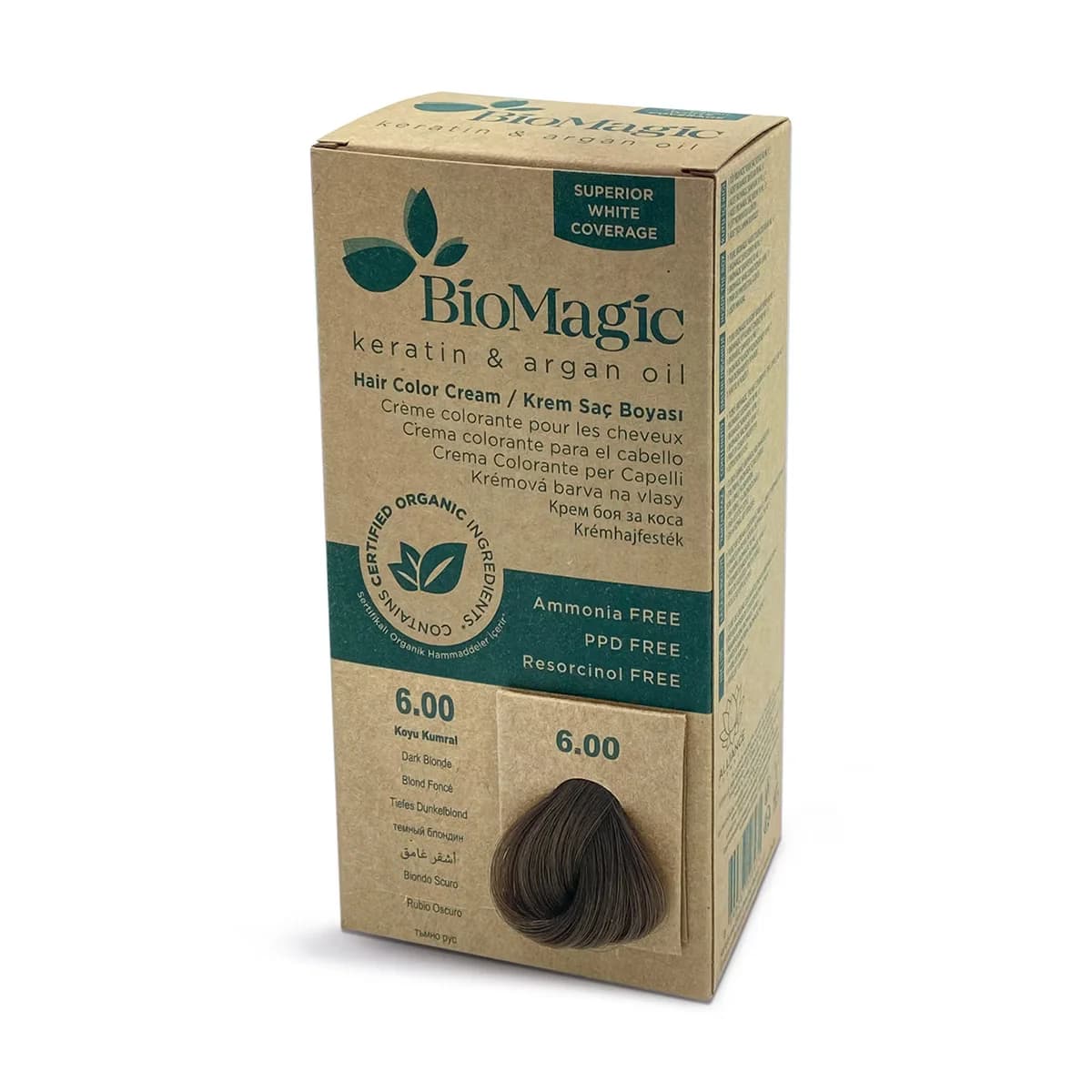 Biomagic Hair Color Dark Brown No: 6.00