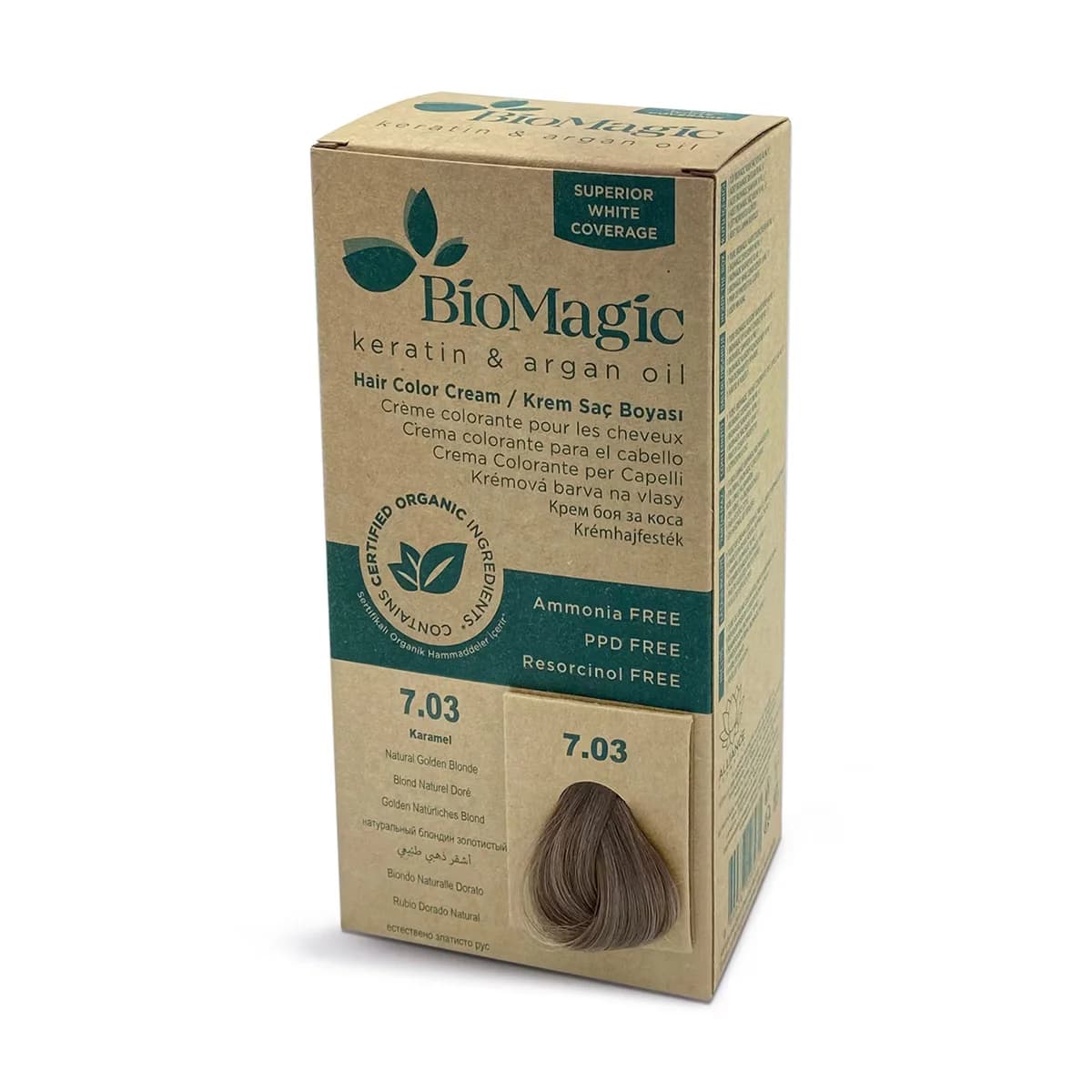 Biomagic Hair Color Caramel No: 7.03