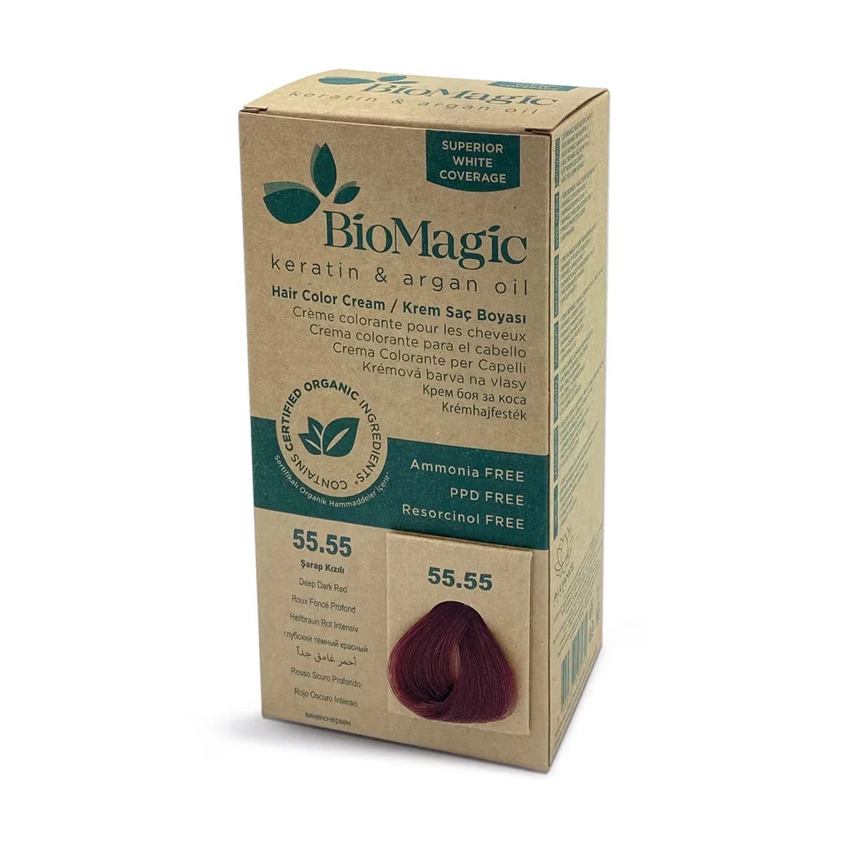 Biomagic Hair Color Wine Red No: 55.55