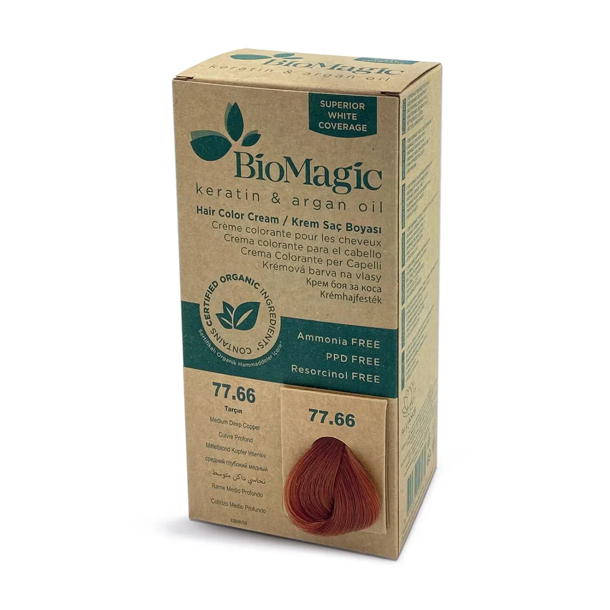 Biomagic Hair Color Cinnamon No: 77.66
