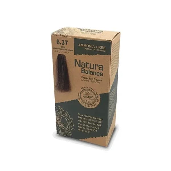 Natura Balance Cream Hair Dye Tobacco 6.37 1 pcs